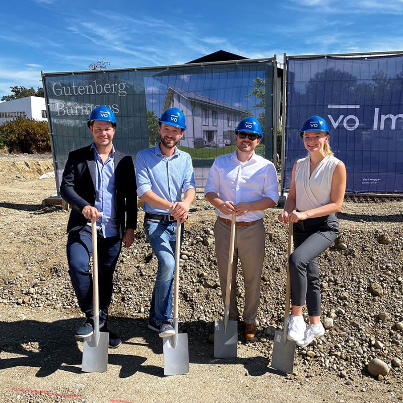 Baustart erfolgt: „Gutenberg Bürmoos“ nimmt Form an