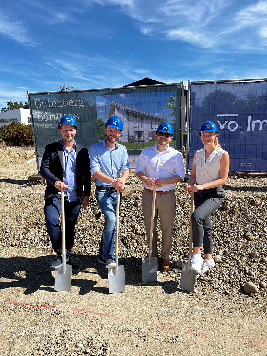 Baustart erfolgt: „Gutenberg Bürmoos“ nimmt Form an